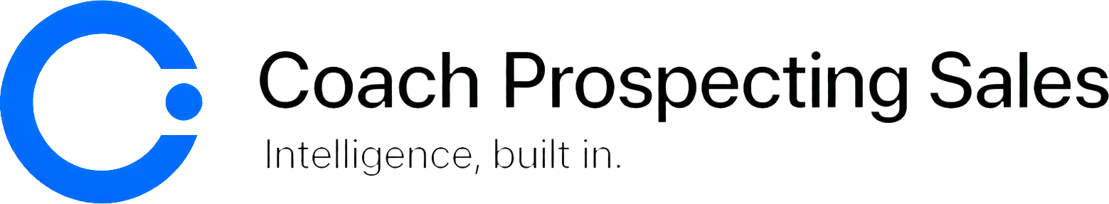 Coach Prospecting Sales